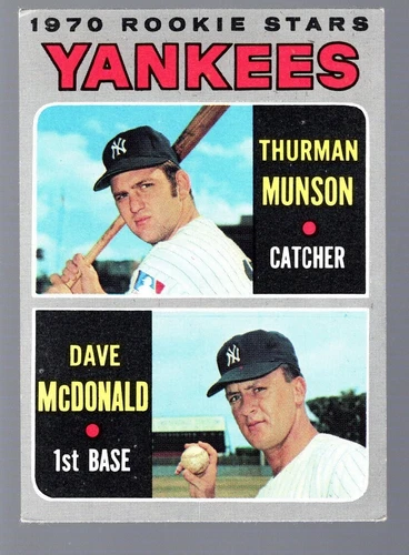 Thurman Munson 1970 Topps #189 RC