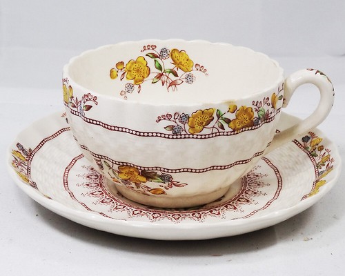 BUTTERCUP by Spode 5 Piece Place Setting LOW CUP NEW NEVER USED made in England - Picture 15 of 19