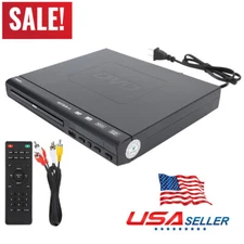 DVD Player All Region Free DVD CD Disc Player AV Output USB Remote Control 15W