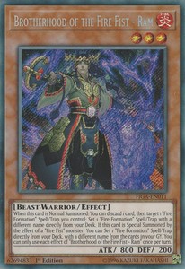 Brotherhood of the Fire Fist - Ram - FIGA-EN011 - Secret Rare - 1st Edition x3 -