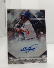 2023 Bowman Sterling Samuel Munoz Prospect Autograph Auto #PA-SM Dodgers