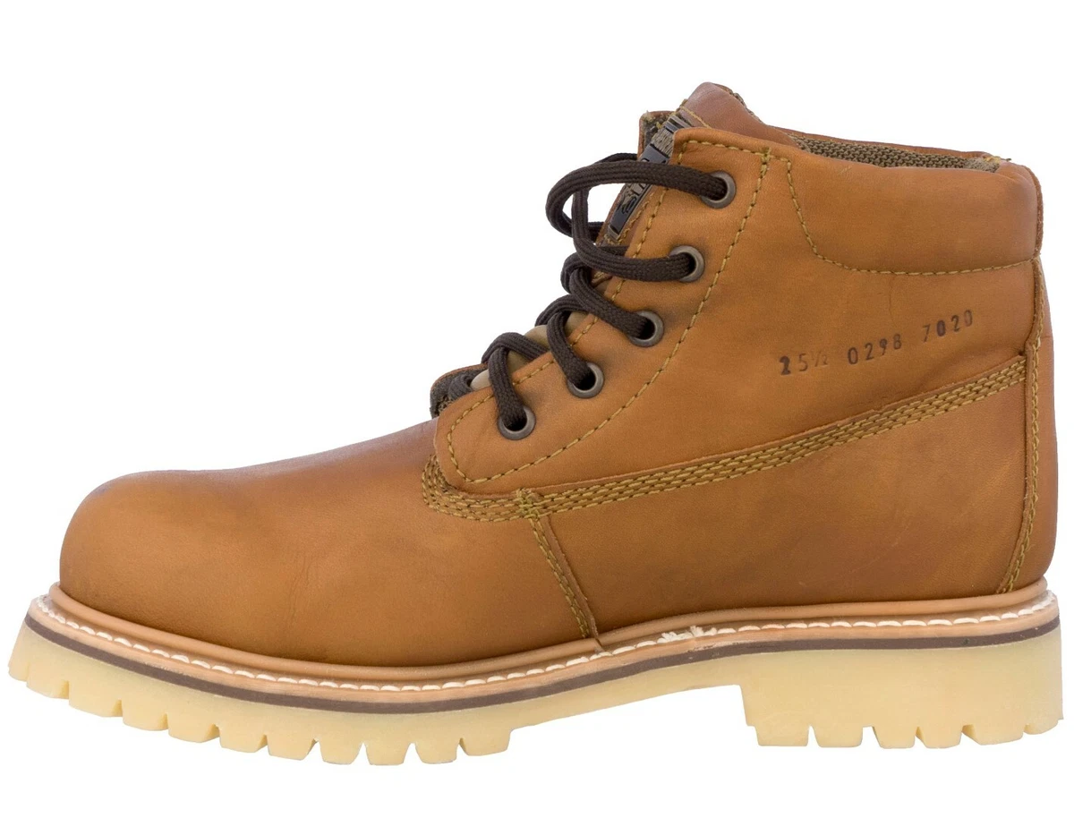 Rubber sole top work boots