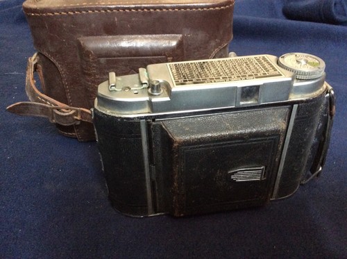 Fotocamera pieghevole vintage 6x6 obiettivo Franka Solida III radionar 2,9/80 mm ZONA US - Foto 6 di 7