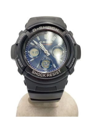 Casio G-SHOCK AWG-M100SB-2A Navy AnaDigi Herren Quarzuhr Japan