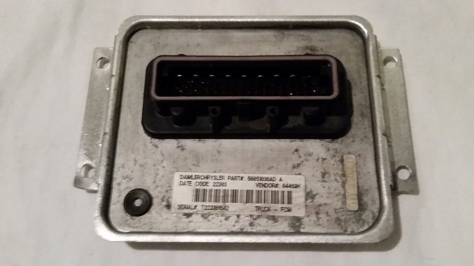 2002-2005 Dodge Ram 1500 Multifunction Relay Front Control Power Module ...