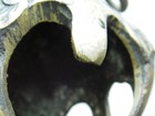 ANTIQUE BRONZE ASIAN CANDLE HOLDER — photo 7