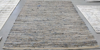 NATURAL / BLUE 8' X 10' Broken Thread Rug, Reduced Price 1172716789 CAP352A-8