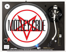 Motley Crue - 7"-12" DJ slipmat for LP turntable record player