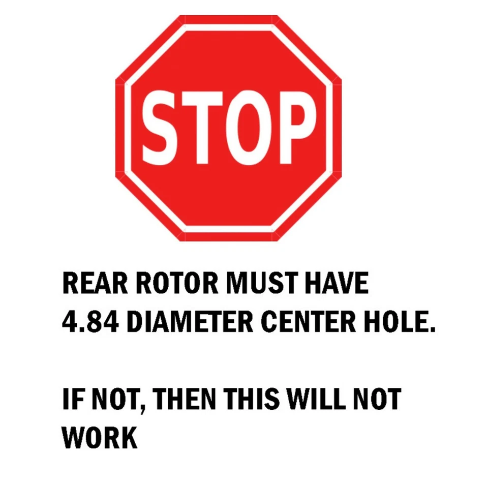 330mm Rear Brake Rotor Ceramic Pad for 2006 - 2019 Express Savana 2500 3500 SRW - Image 4 of 4