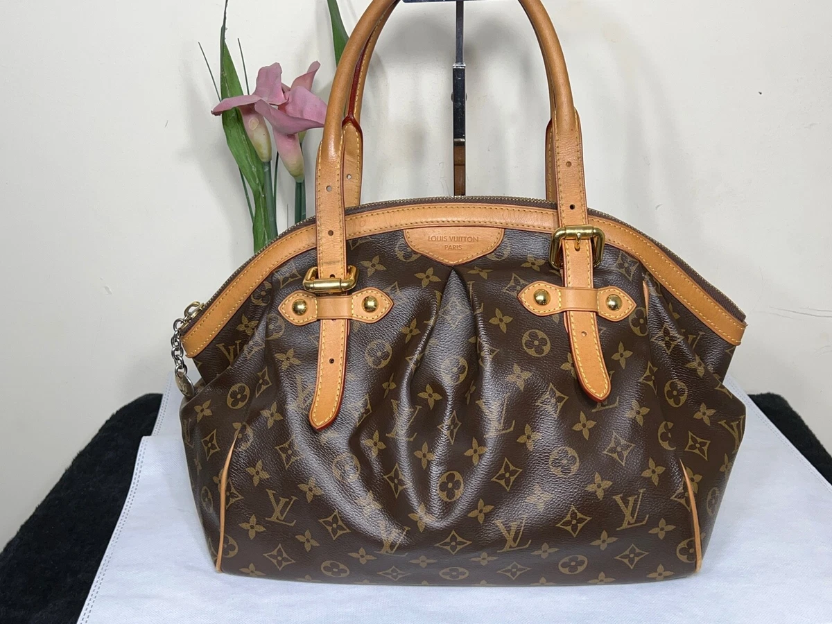 Louis Vuitton Monogram Canvas GM Leather Tote Tivoli Shoulder Bag