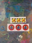 G.I. Joe & Action Man Intruder Man Reproduction Stickers ( 3 Sets )