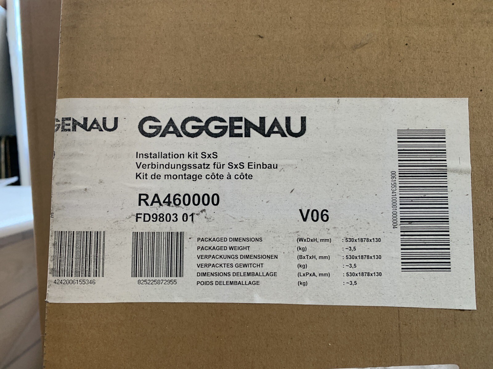 Gaggenau Installation Kit RA46000 eBay