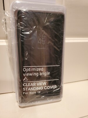 Clear View Standing Cover-Galaxy Note 10 * OPTIMIZED Viewing Angle NIBag
