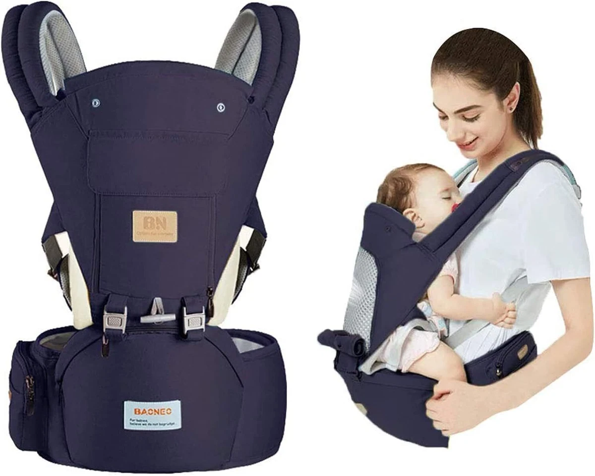 Baby Carrier with Hip Seat for Newborn Infant Toddler 3 in 1