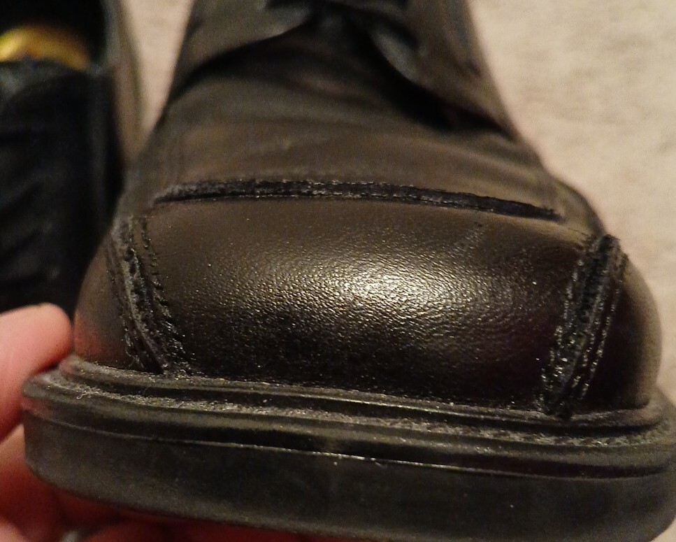 SAOLA Scarpe DOCKERS da uomo Pro Style All Motion Comfort in pelle nera taglia 11