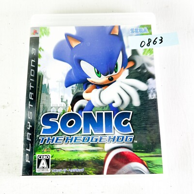 Sonic The Hedgehog - Ps3 Japan SEGA Segagames Spindash Game High
