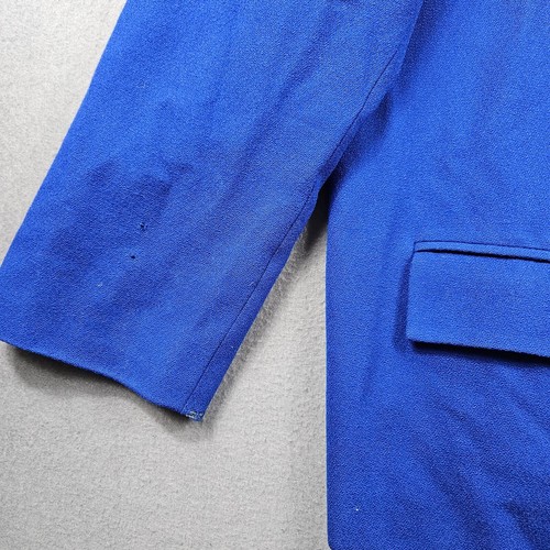 Vintage Pendleton Plus Blazer Size 24W Virgin Wool USA Blue Political Democratic - Picture 6 of 15