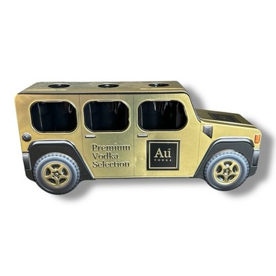     RARE AU Vodka Gold Hummer/Jeep/Car Premium Vodka Selection Tin