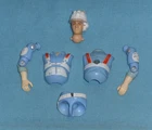 G.I. GI JOE gijoe HARDTOP BODY PARTS LOT waist arms head chest back FREE SHIP