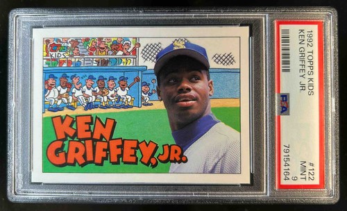 1992 Topps Kids Ken Griffey Jr. #122 Mariners PSA 9