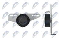 Original NTY Spannrolle Keilrippenriemen RNK-RE-030 FüR Dacia