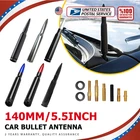 Black 50 Cal HIGH QUALITY Aluminum Bullet Antenna For 2009-2023 Ford F-150 1PCS