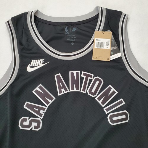 Maglia San Antonio Spurs Uomo 2XL Edizione Classica NBA Nike Dri-FIT Swingman - Foto 3 di 12