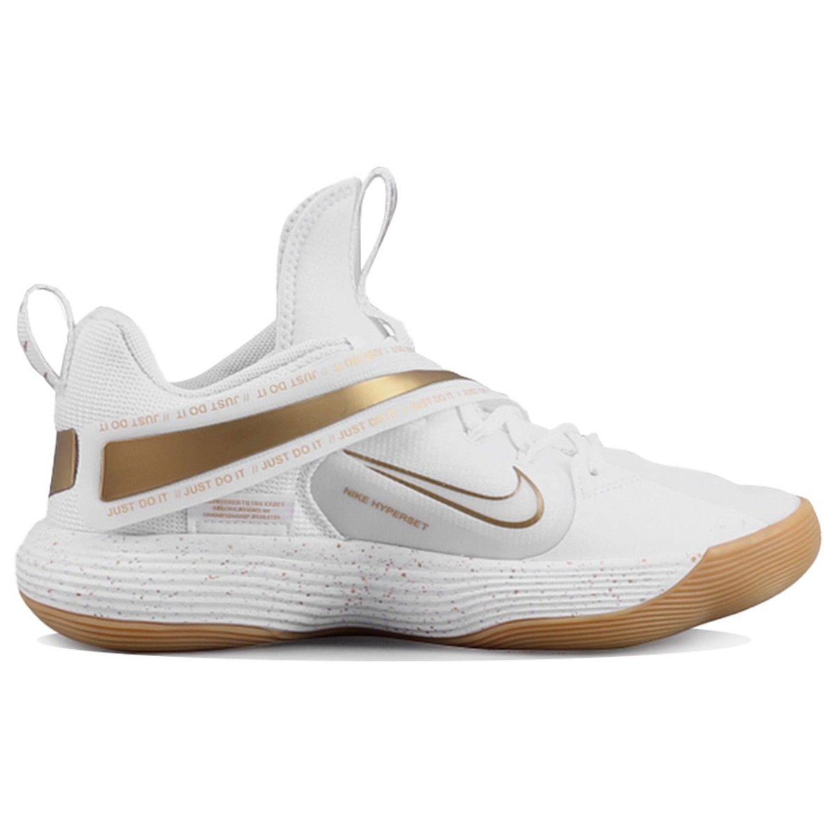 Size 11 - Nike React Hyperset SE White Metallic Gold for sale