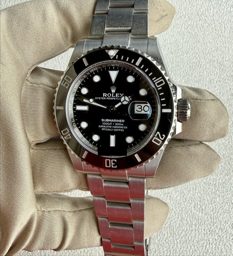 Rolex Submariner 126610ln 41mm Black Bezel Pre-Owned Complete Set