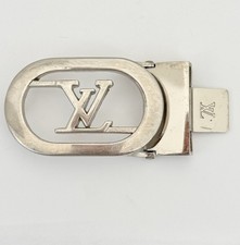 Vintage Louis Vuitton Vintage Men's Silver Tone Belt Buckle