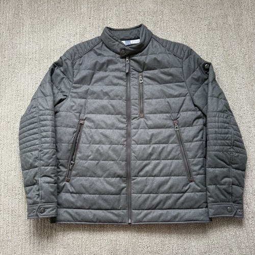 $ 358 Brax Grant Steppjacke Herren 2XL grau Polyester durchgehender Reißverschluss ultraleicht - Bild 8 von 15