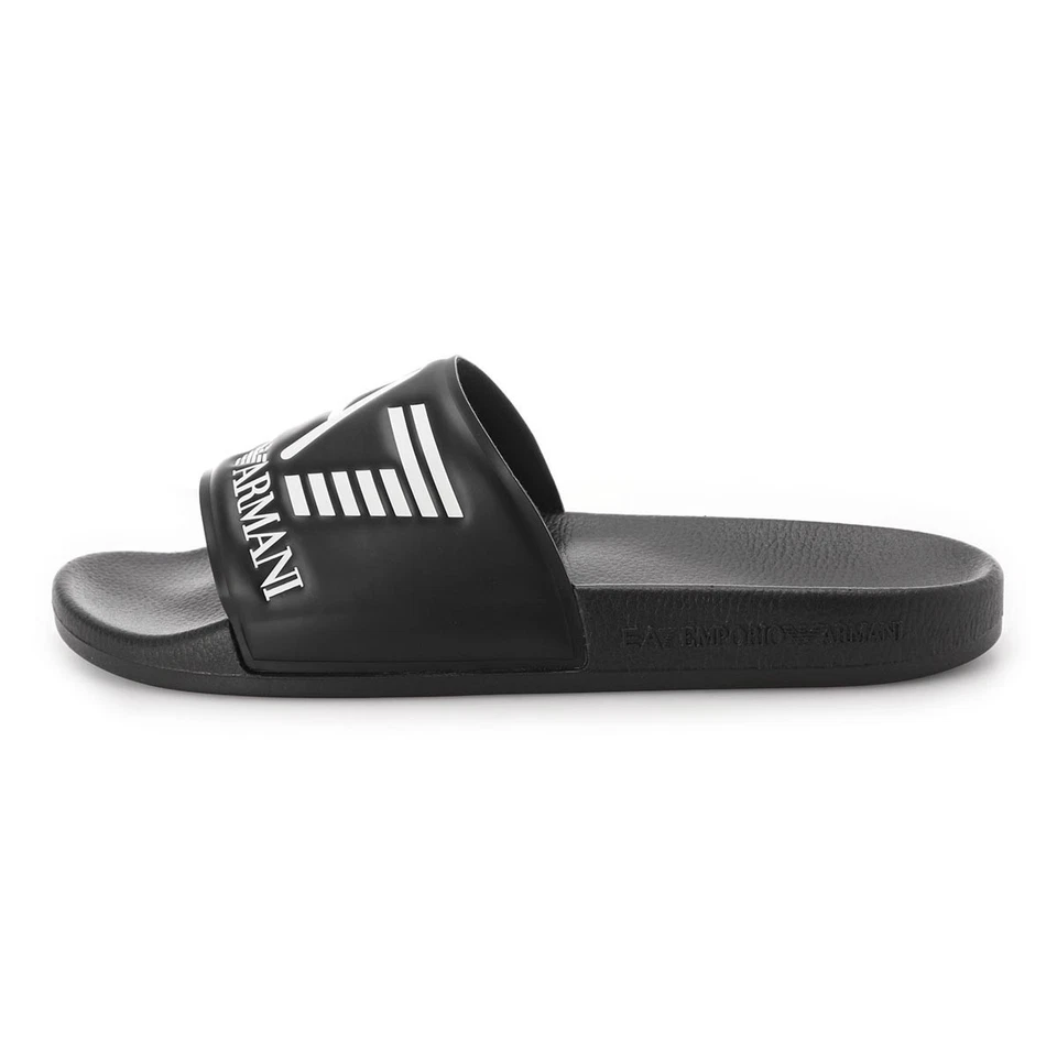 Sandalias Emporio Armani EA7 EMPORIO ARMANI zapatillas de ducha negras para hombre 40 o 41 Foto 4 de 4