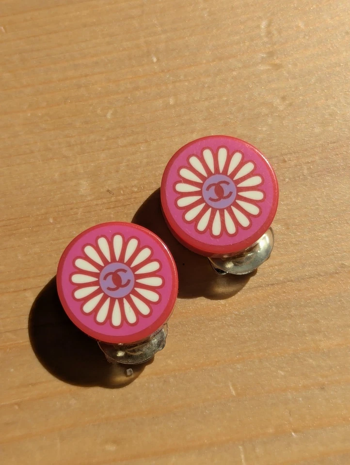 boucles d oreilles chanel vintage - Photo 1/4
