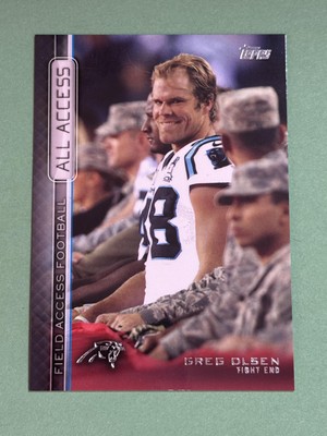 Greg Olsen 2015 Topps Field Access All Access Panthers #AAA-GO  *9627*