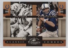 2008 Donruss Classics Classic Combos Silver Jim Parker Raymond Berry HOF 0q3