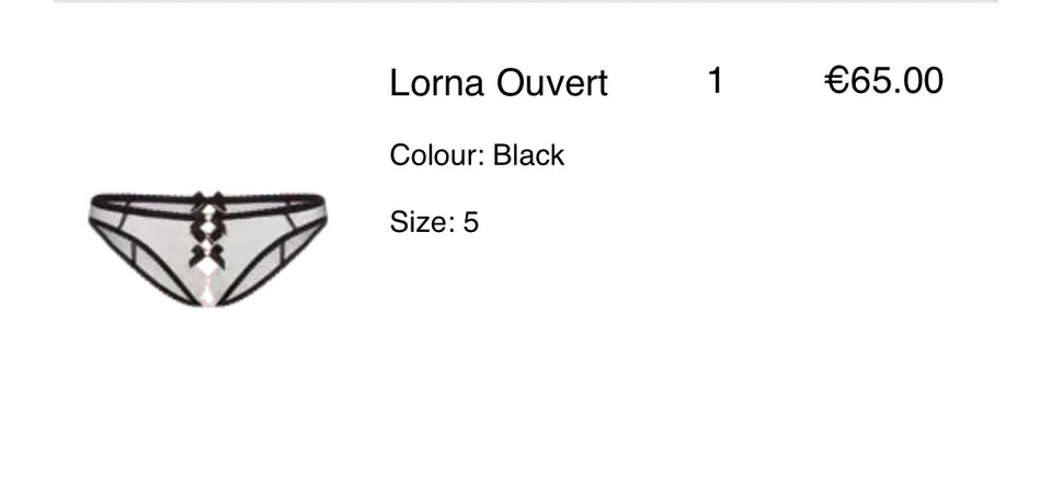 Agent Provocateur Lorna Bra 34DD & Ouvert Size 5 Black/Pink NEW/OVP - Bild 4 von 4