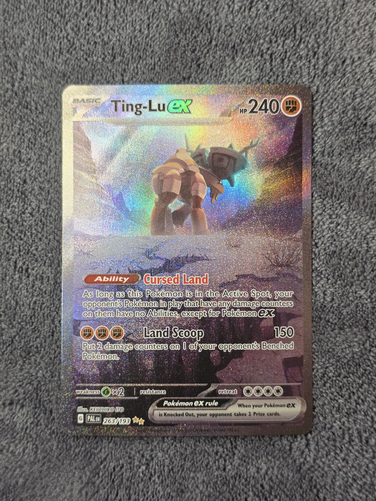 Ting-Lu ex 263/193 SIR SV: Paldea Evolved Pokémon TCG NM