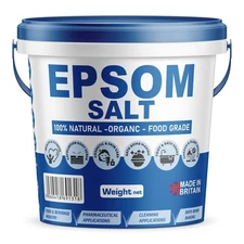 Epsom Bath Salts 100% Pure Epsom Salts, Magnesium Sulphate Bath Salts 1kg-25kg