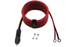 Heavy-Duty 14AWG 20A Male Plug Cigarette Lighter Adapter Power Supply Cord 12Ft