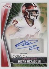 2022 SAGE Low Series Auto Red Micah McFadden #A-MM2 Auto 0f6