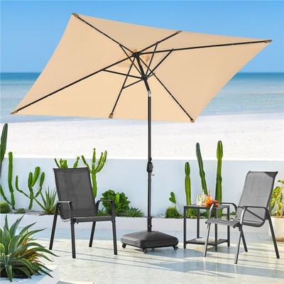 jcpenney rectangular patio umbrella 10x6.5ft Rectangle with Crank and Steel Frame Maypex quality pieces Rectangular Patio Umbrellas: Large Sizes,