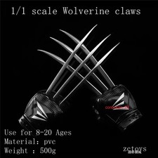 Wolverine Anime 1/1 Scale Claw Boxing Gloves Cosplay Prop Halloween Gift Party