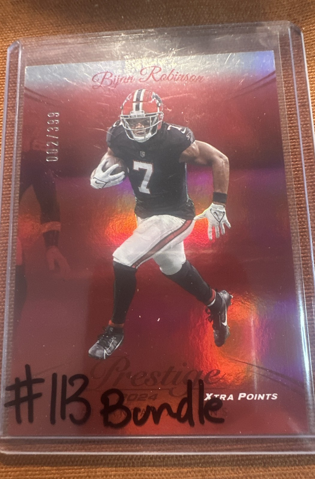 2024 Panini Prestige - Bijan Robinson #11 Xtra Points Premium Red /399