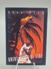 Glen Rice 1993-94 SkyBox Premium #327 Great Balls of Fire NBA Card Miami Heat