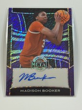 2025 Leaf Metal Women Of Sport Auto Base Purple Shimmer - Madison Booker 1/1