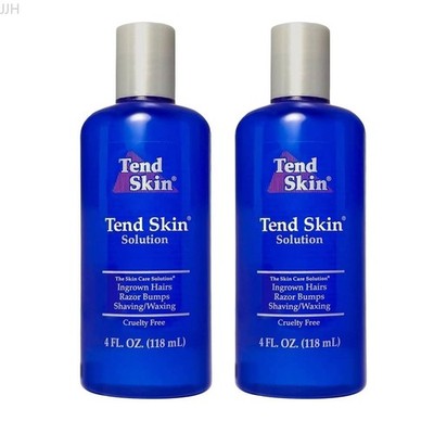 2 Pack Tend Skin Razor Bump Ingrown Hair Solution 4oz Improves Razor Irritation