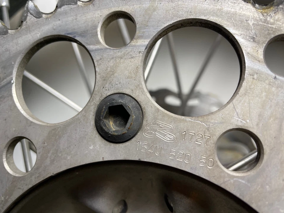 2009-2012 Honda CRF450R Rear Wheel Tire Rim Rotor Dual Sport Black - Изображение 3 из 4