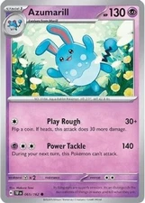 Azumarill - 065/162 - Common - Reverse Holo - Near Mint