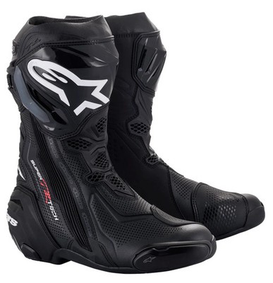 Alpinestars Supertech R Vented Motorradstiefel, schwarz, Gr. 42