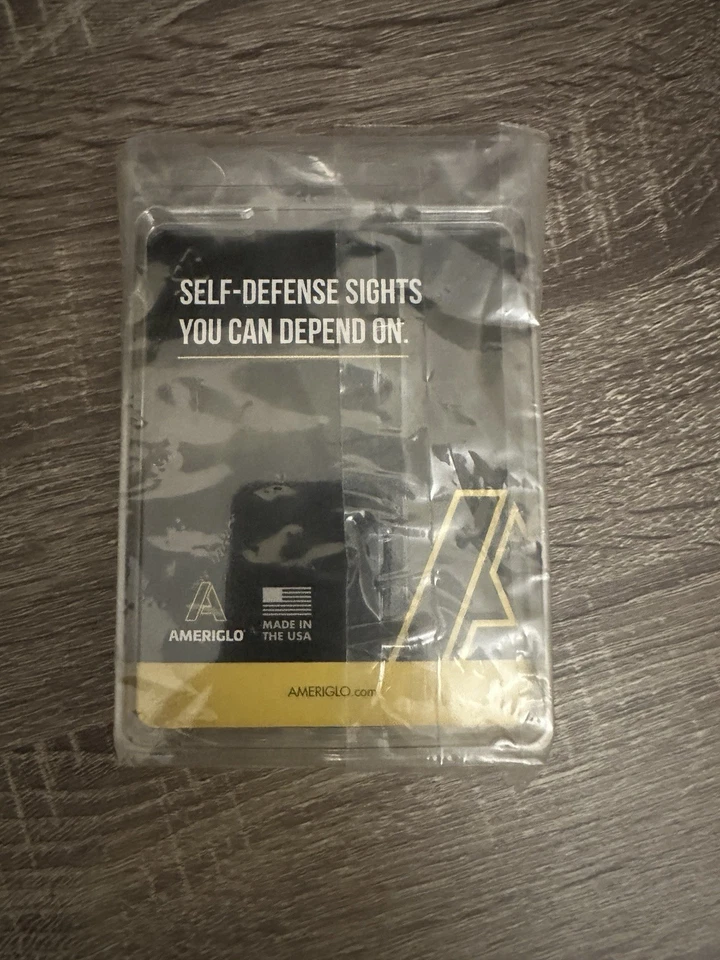 Conjunto de mira de trítio AMERIGLO Classic frontal/traseira 3 pontos para Glock 42, 43, 43X, 48 - Imagem 2 de 3